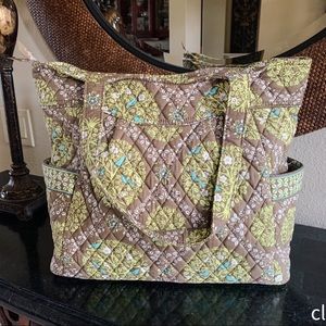 Vera Bradley Sittin In A Tree Pleated Tote